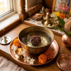 rudraksha soaked in gangajal